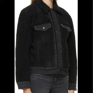 LEVI'S EX BF SHERPA JACKET